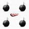 Service Caster 2-3/8'' Floor Safe Black Hooded Twin Wheel Caster 5/16 Threaded Stem, 4PK SCC-TS02S60D-NYU-FB-5161878-4 - alternate 2
